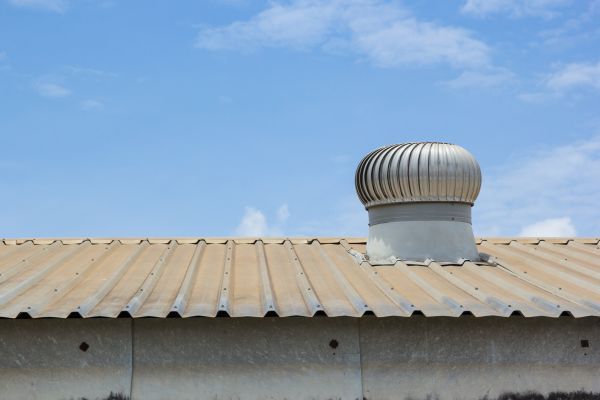Roof Air Fan Installation